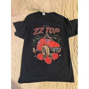 ZZ Top Official 2014 Nationwide Tour T-shirt double-sided Concert Tee Sz L
